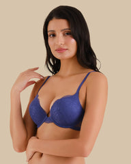 Isla & Evie All Over Lace SKIPPER BLUE-LSI / 34B