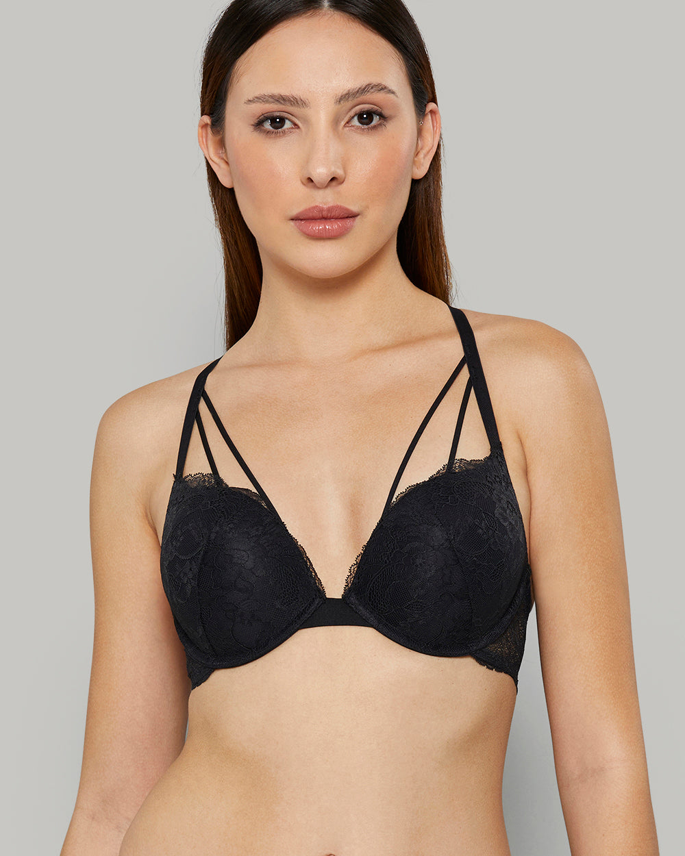 Isla & Evie All Over Lace JET BLACK-LSI / 34B