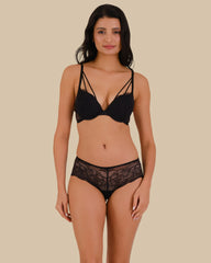 Isla & Evie All Over Lace JET BLACK-LSI / 34B