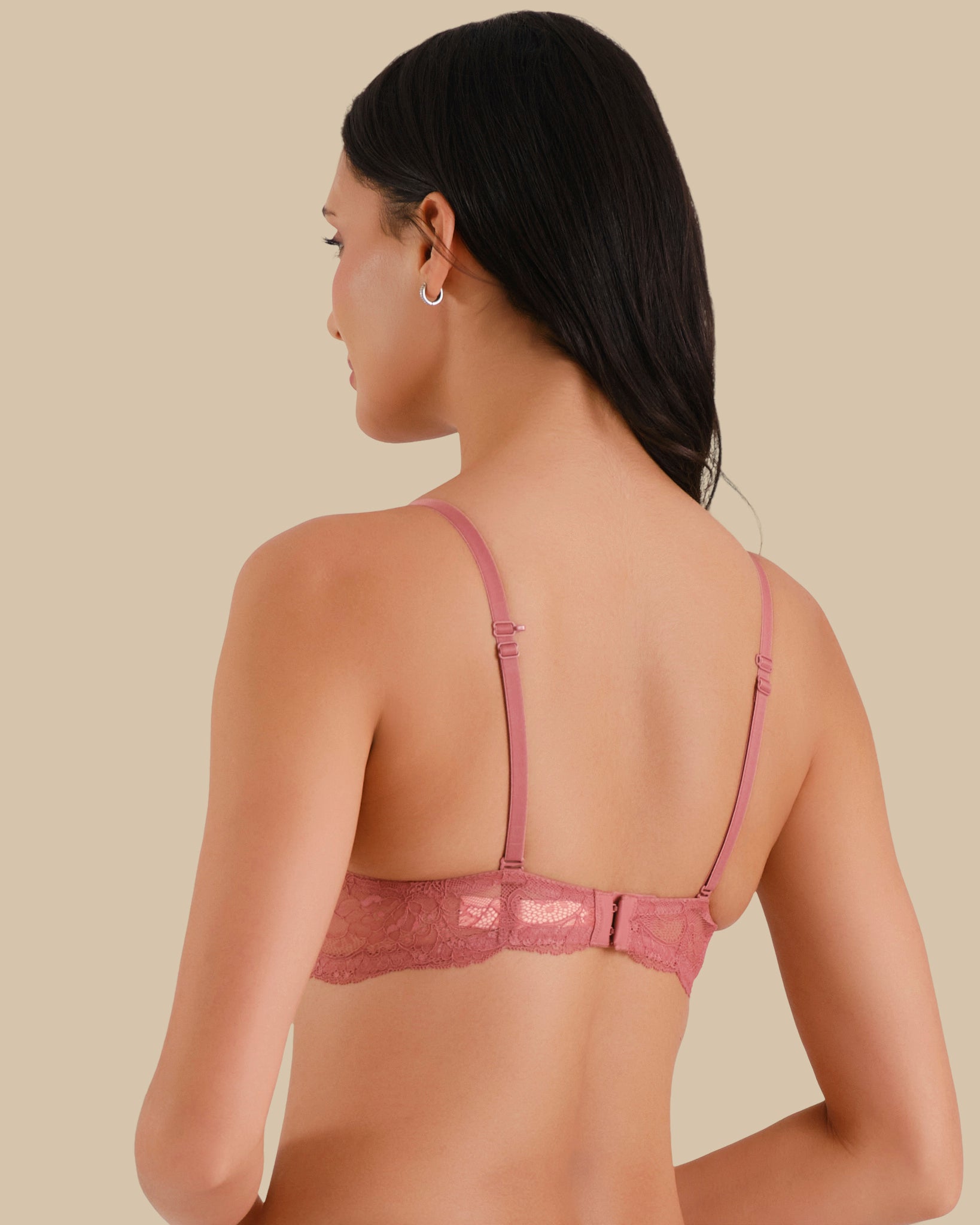 Isla & Evie All Over Lace WITHERED ROSE-LSI / 34B