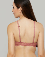 Isla & Evie All Over Lace WITHERED ROSE-LSI / 34B