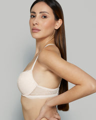 ALL OVER LACE SOFT FOAM PEARL BLUSH-LSI / 34B