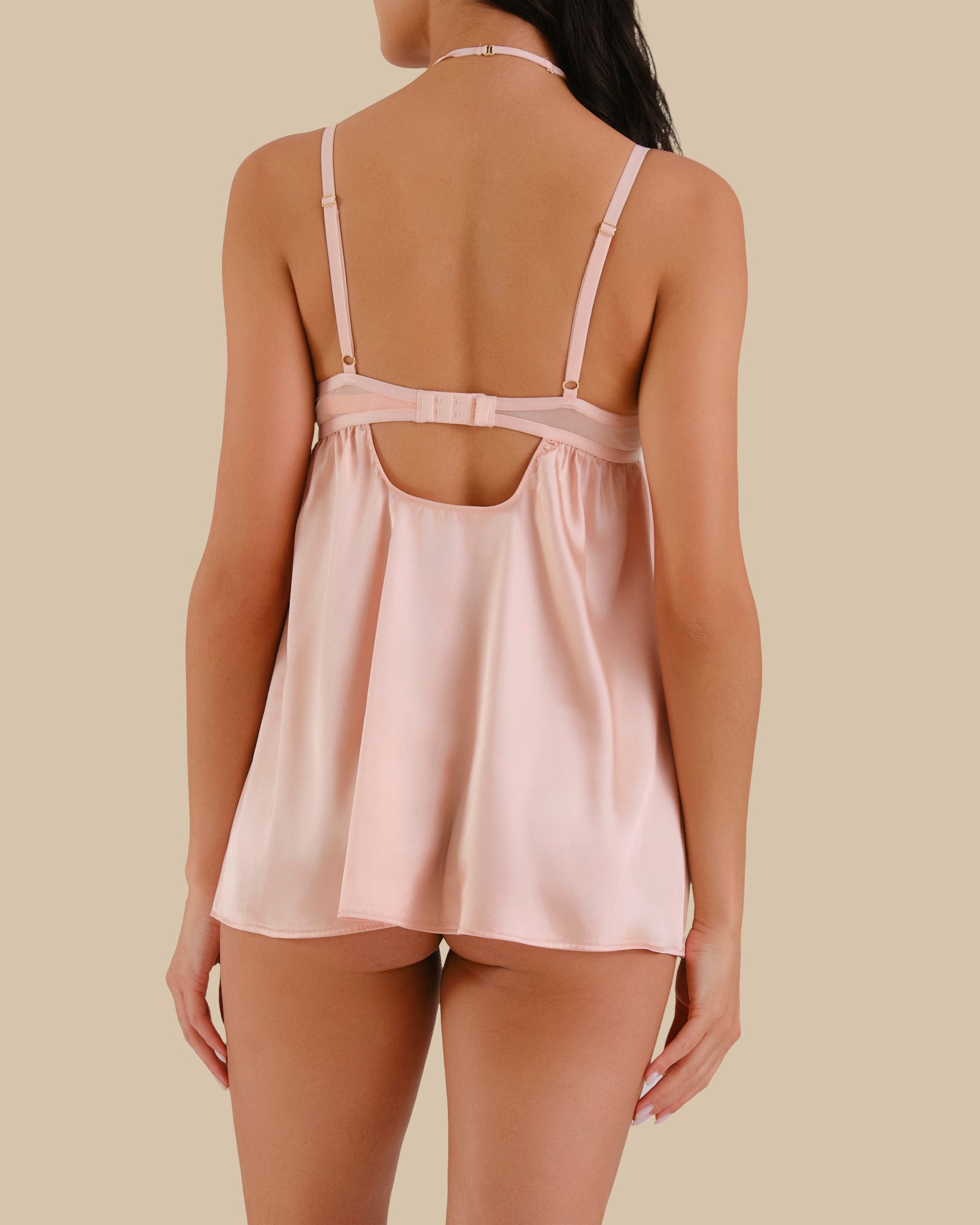 BABYDOLL PADDED WITH G-STRING PEACHY KEEN-LSI / S