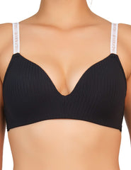 Isla & Evie Trendy Padded Bra Black / 34B