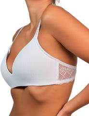 Isla & Evie Trendy Padded Bra White / 34B