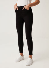 High-waist, skinny fit jeans