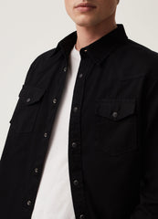 Grand & Hills denim shirt with pockets