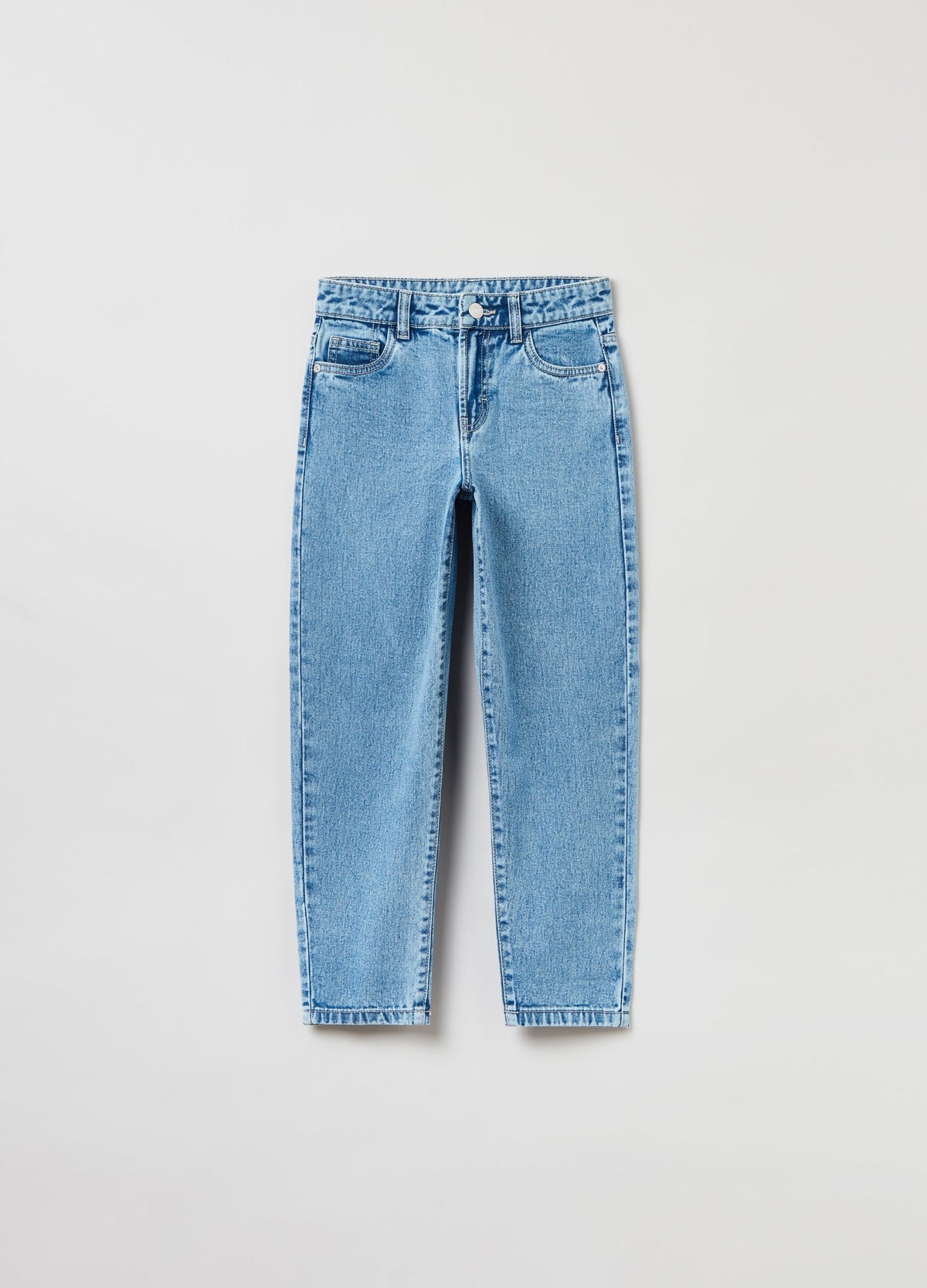 OVS Kids Girl 5-Pocket, Mum-Fit Jeans.