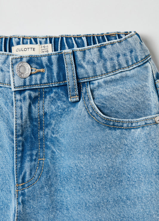 OVS Kids Girl Five-Pocket, Culotte Jeans.