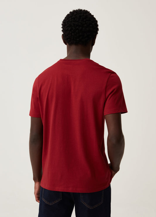 Organic cotton T-shirt with round neck