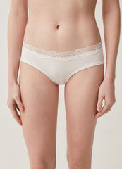 Two-pack knicker shorts with lace trim