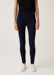 Leggings in stretch cotton