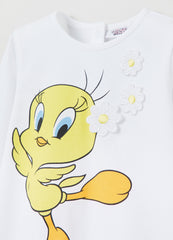 OVS Kids Girl Long-Sleeved T-Shirt With Tweety Print