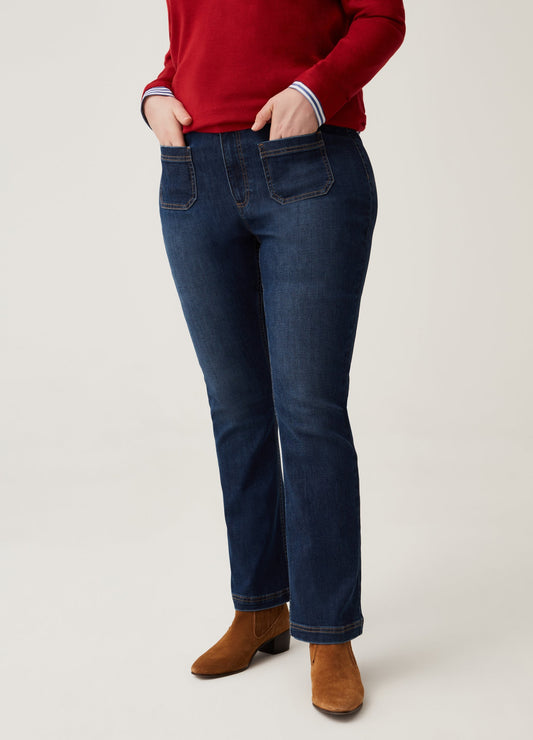 Curvy MYA bootcut stretch jeans