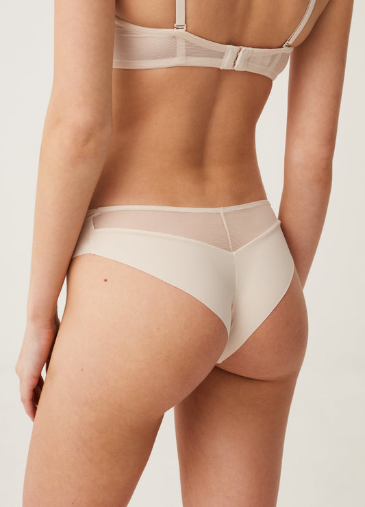 Microfibre Brazilian-cut briefs