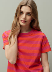 PIOMBO striped T-shirt in Supima cotton