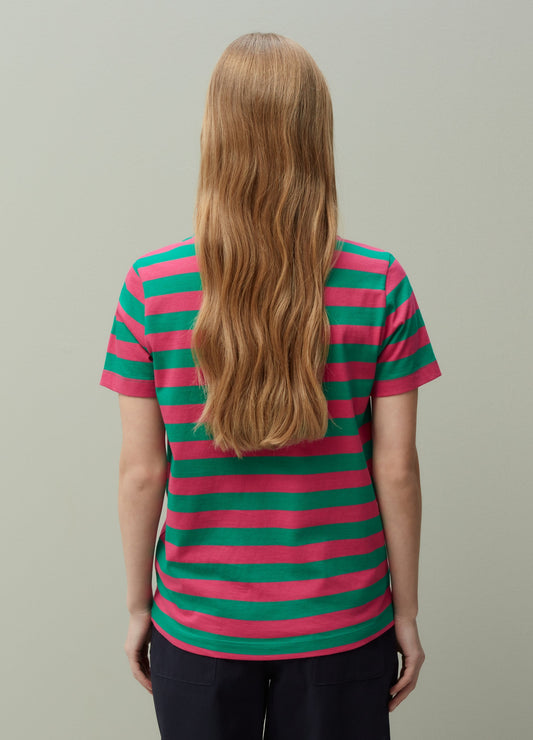 PIOMBO striped T-shirt in Supima cotton