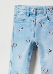 OVS Kids Girl Disney Baby Minnie Mouse Print Jeans