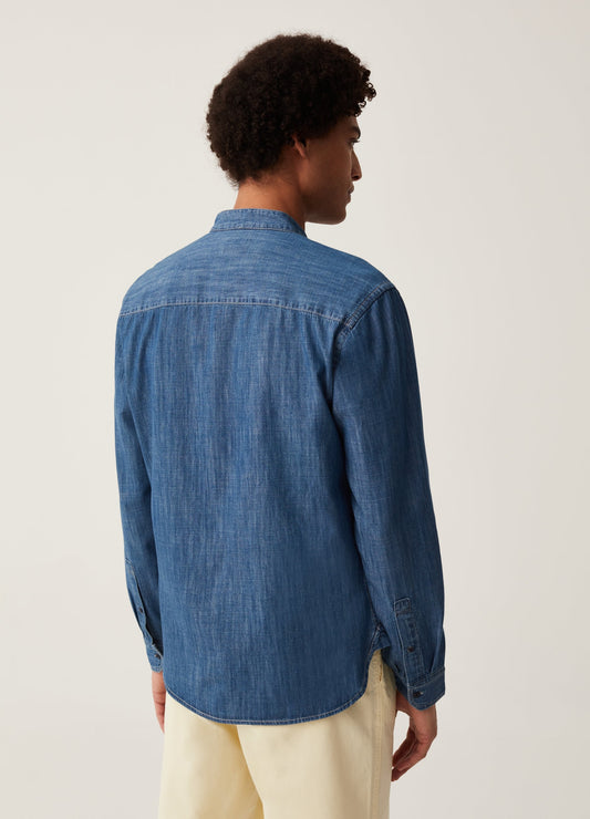 Grand&Hills regular-fit denim shirt