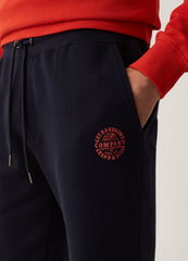 Bermuda joggers with Grand&Hills print