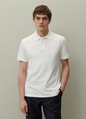 PIOMBO Supima cotton pique polo shirt