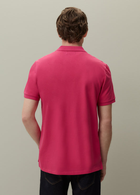 PIOMBO Supima cotton pique polo shirt