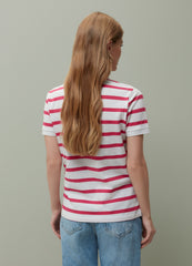 PIOMBO striped pique polo shirt