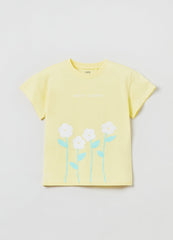 T-shirt with glitter print