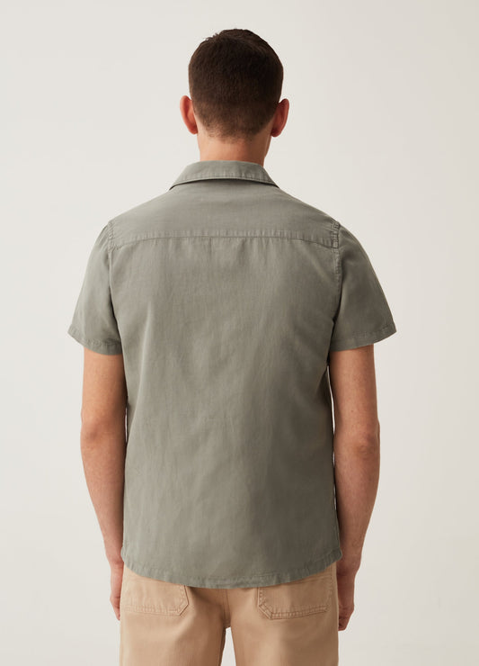 Grand&Hills regular-fit shirt in cotton and linen