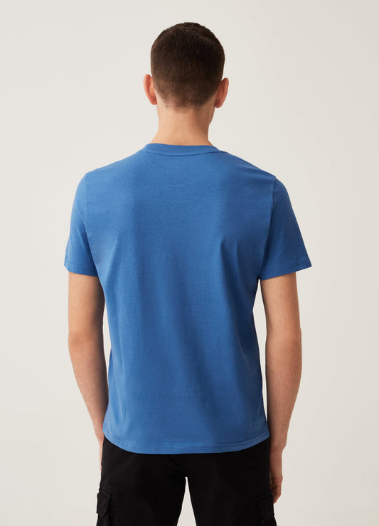 Cotton T-shirt with Grand&Hills print