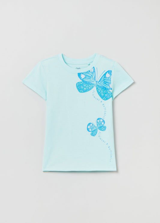 T-shirt with glitter print