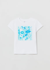 T-shirt with glitter print