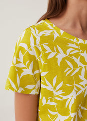 Cotton T-shirt with all-over print