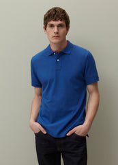 PIOMBO Supima cotton pique polo shirt