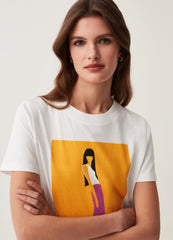 Immaterial Girls LA TOS print T-shirt