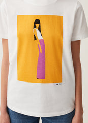 Immaterial Girls LA TOS print T-shirt