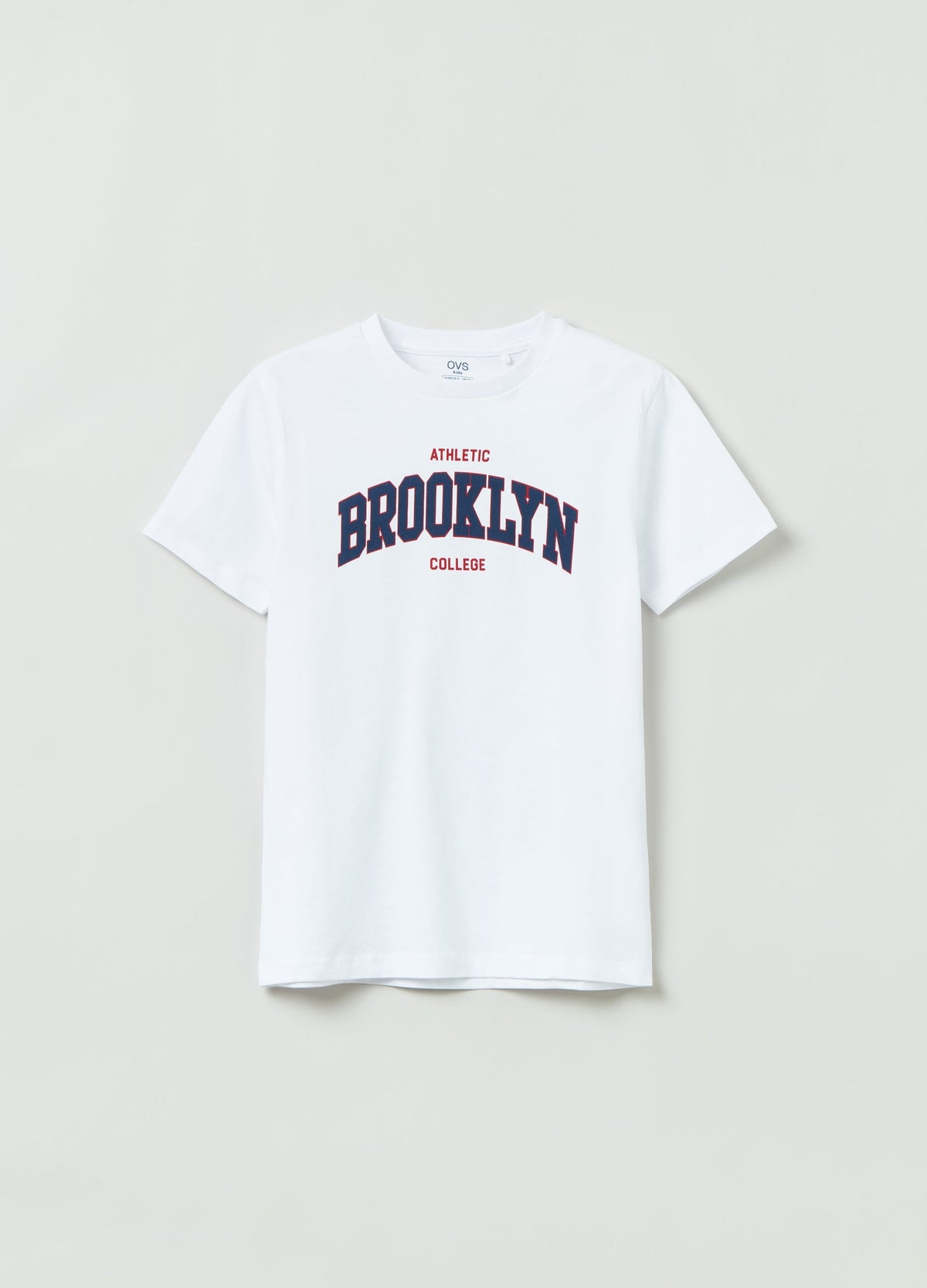 Cotton T-shirt with printed lettering