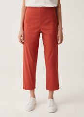 Crop cigarette trousers