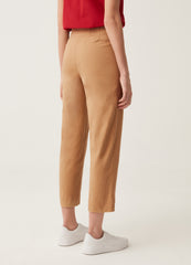 Crop cigarette trousers