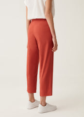 Crop cigarette trousers