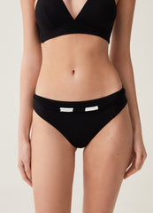 High-rise bikini briefs with bands