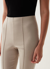 Cropped stretch leggings