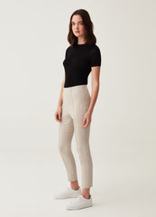 Cropped stretch leggings