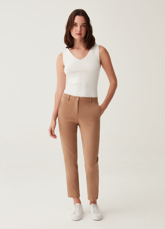 Stretch chino trousers