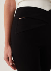 Leggings with cut-out details