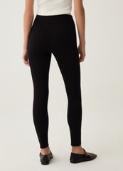 Leggings with cut-out details