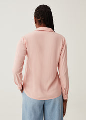 Viscose blouse with dart