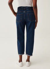 Cropped slouchy jeans