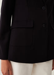 Single-breasted blazer with pockets