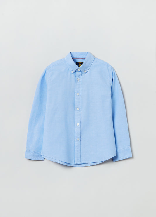 Cotton chambray shirt